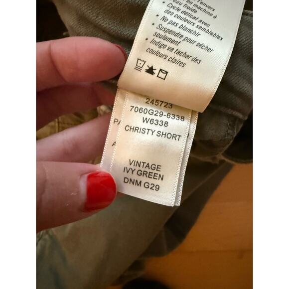 Paige Women's Christy Shorts Vintage Ivy Green 28 - Picture 5 of 5